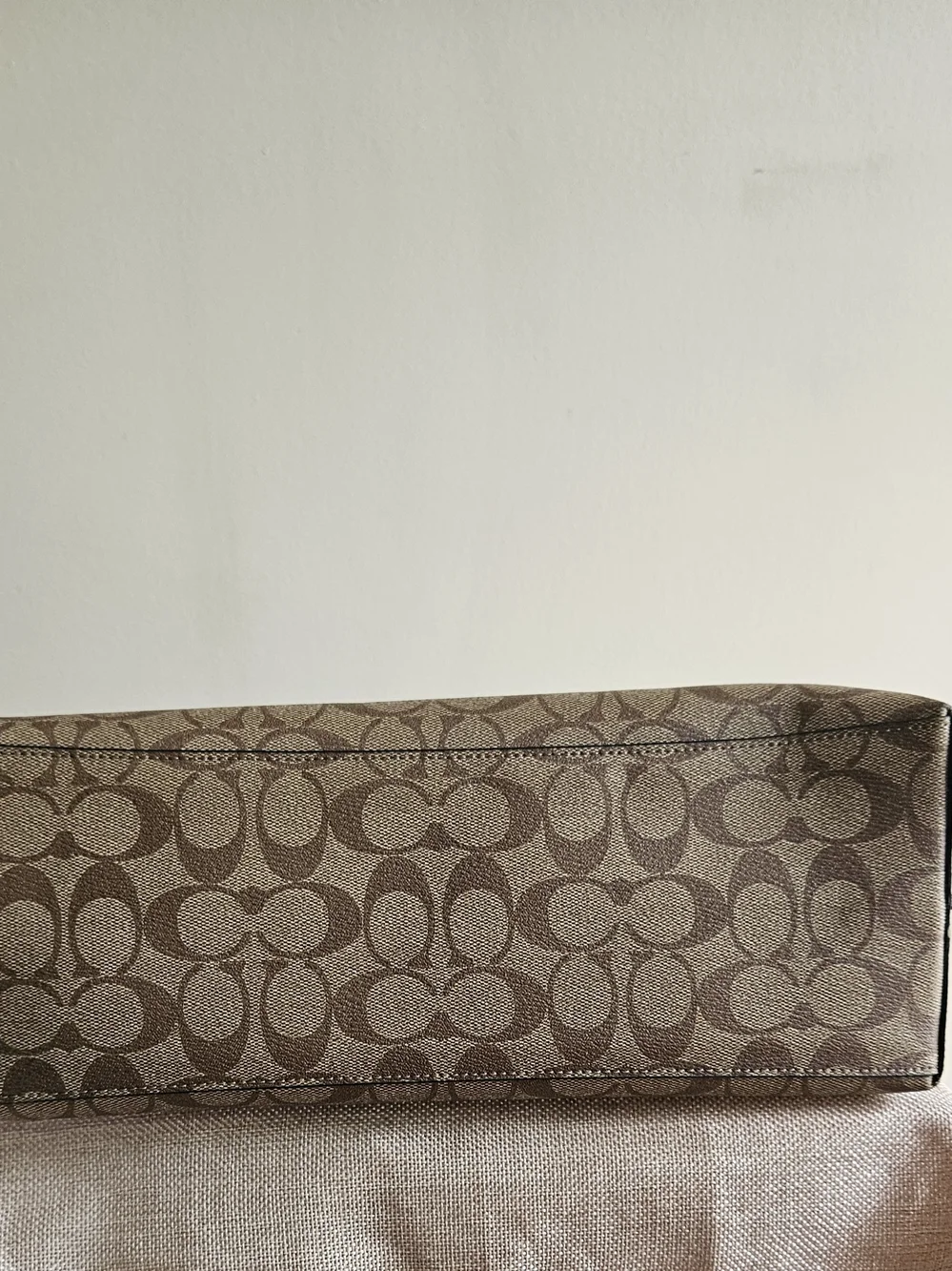 Coach Mollie Signature Canvas Tote W/Checkbook Wallet - Picture 16 of 16